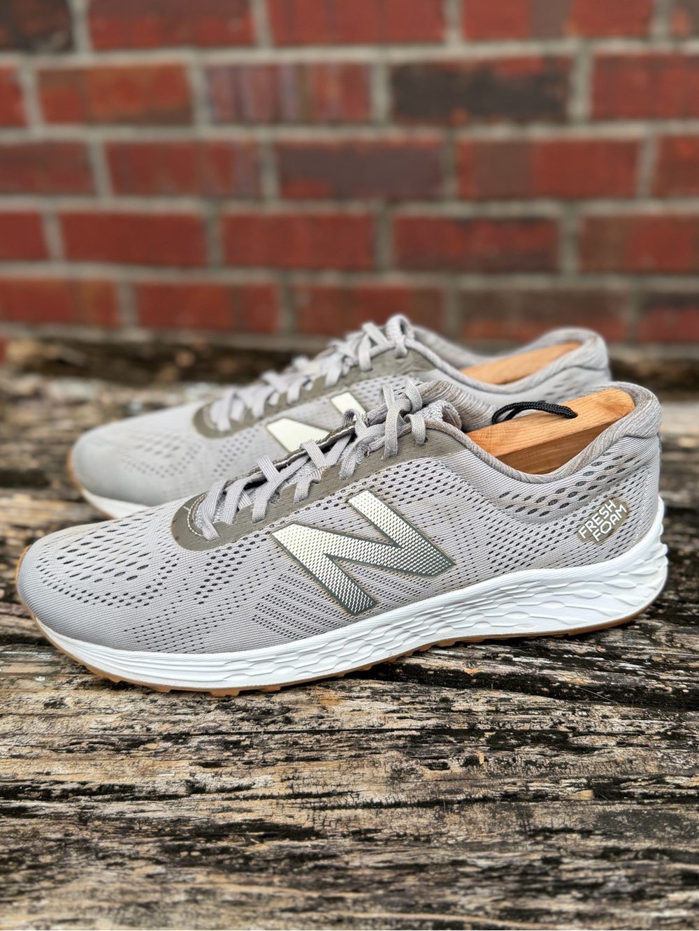 New Balance Fresh Foam Arishi v1 Men’s Sz 11 Grey Silver Running Shoes P4